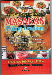 Image of Aneka Ragam Resep Masakan Paling Lengkap