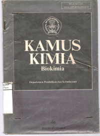 Image of Kamus Kimia | Biokimia